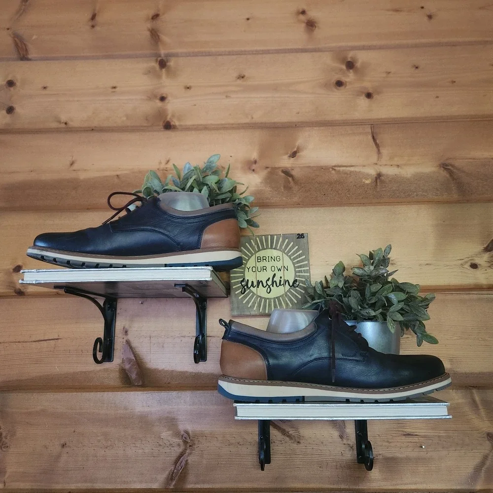 Pikolinos Berna M8J-4183 Wingtip Oxford Sneakers Navy Leather Shoe Comfort Sz 43